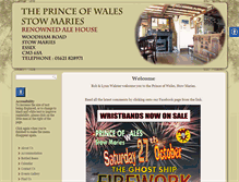 Tablet Screenshot of prince-stowmaries.net